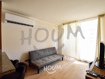 Departamento en arriendo mensual en Serrano, Santiago - 2 dormitorios, 1 baño