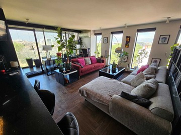 Departamento en arriendo mensual en Dpto duplex de lujo con mirador, unico!! (175865), Providencia - 2 dormitorios, 2 baños