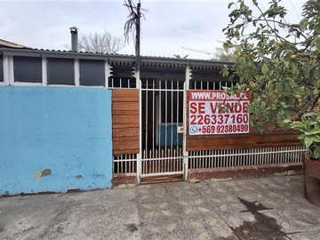 Casa en venta en Pasaje Colina N°1874. Conchalí, Conchalí - 4 dormitorios, 1 baño