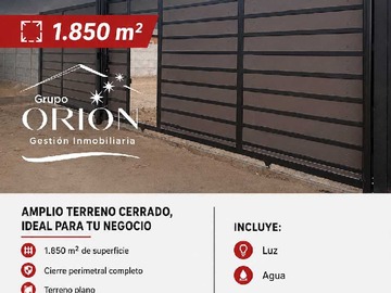 Terreno en arriendo mensual en Arriendo terreno plano, cerrado, el Sauce (178063), Coquimbo