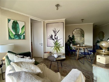 Departamento en arriendo mensual en Las Carmelitas Homs Apoquindo Las Condes, Las Condes - 2 dormitorios, 2 baños