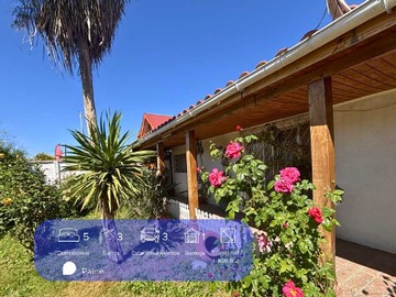 Casa en venta en Casa de Campo Urbana a Minutos de Santiago (169169), Paine - 5 dormitorios, 3 baños