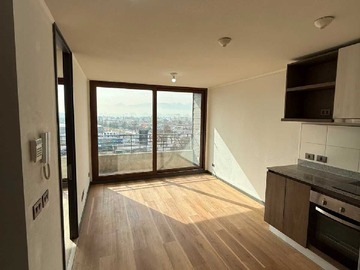 Departamento en arriendo mensual en Moderno Depto con estacionamiento y bodega (170572), San Miguel - 1 dormitorio, 1 baño