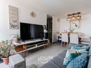 Departamento en venta en General Barbosa, Quinta Normal - 3 dormitorios, 2 baños