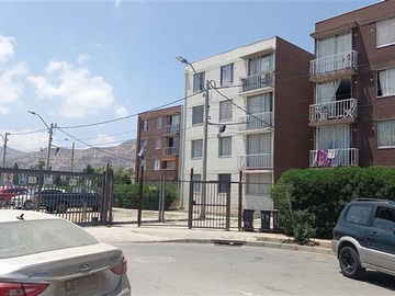Departamento en arriendo mensual en El Pellin con Barros Luco, Lampa - 2 dormitorios, 1 baño