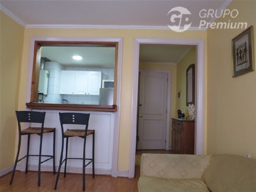 Departamento en arriendo mensual en Edificio Golden Plaza #710 Temuco, Temuco - 1 dormitorio, 1 baño