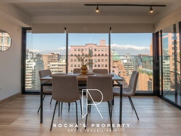Departamento en arriendo mensual en Av Vitacura / Pdte Riesgo, Las Condes - 2 dormitorios, 2 baños