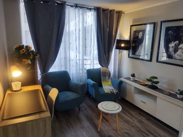 Departamento en arriendo mensual en Bellavista 165, Providencia - 1 dormitorio, 1 baño
