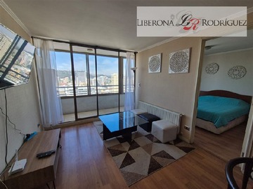 Departamento en arriendo mensual en Departamento sector Poniente de Viña, Viña del Mar - 1 dormitorio, 1 baño