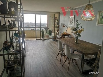 Departamento en venta en Condominio bosques de la pirámide - ciudad empresarial - colegio saint george - paperchase, Vitacura - 3 dormitorios, 3 baños