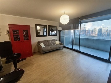 Departamento en arriendo mensual en Av. Manquehue Norte/Metro Manquehue, Las Condes - 2 dormitorios, 2 baños