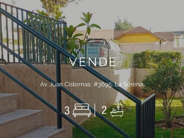 Departamento en venta en Av. Juan Cisternas 3695, La Serena - 3 dormitorios, 2 baños