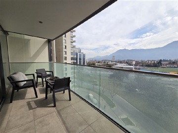 Departamento en arriendo mensual en Manquehue / Kennedy, Las Condes - 1 dormitorio, 1 baño