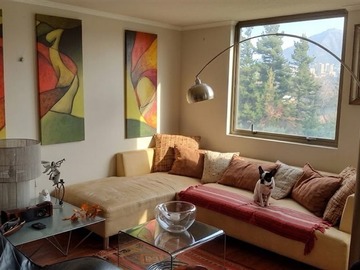 Departamento en arriendo mensual en San Francisco de Asis/La Cabaña, Las Condes - 3 dormitorios, 2 baños
