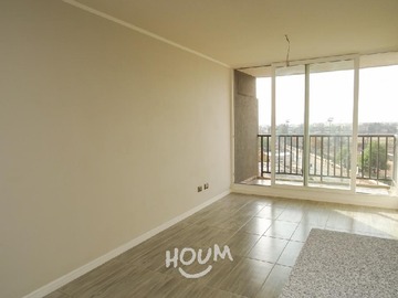 Departamento en arriendo mensual en Las Enredaderas, Independencia - 2 dormitorios, 2 baños