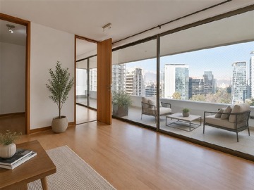 Departamento en arriendo mensual en El Golf / Prediente Riesco, Las Condes - 3 dormitorios, 3 baños