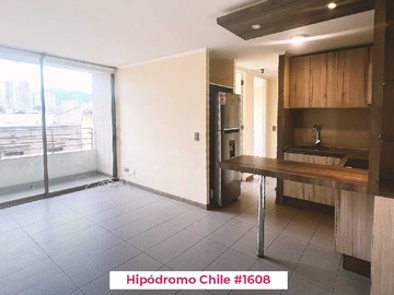 Departamento en arriendo mensual en Departamento en arriendo (150161), Santiago - 2 dormitorios, 1 baño
