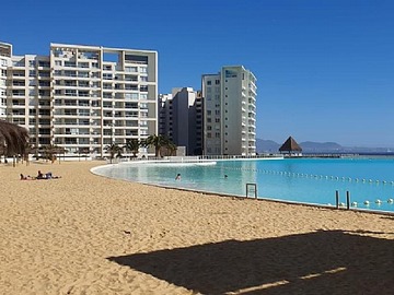 Departamento en arriendo mensual en Condominio laguna del mar, La Serena - 2 dormitorios, 2 baños