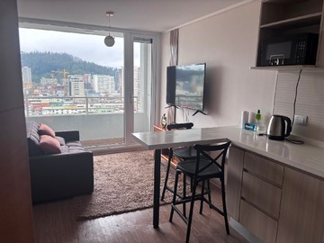 Departamento en arriendo mensual en Departamento Nuevo Amoblado 1D1B Gc Incluidos Concepción - 1 dormitorio, 1 baño