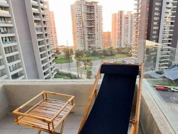 Departamento en arriendo mensual en Av Concon Reñaca, Concón - 2 dormitorios, 1 baño