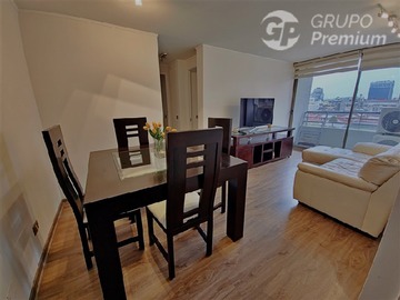 Departamento en venta en Depto Amoblado 60m2 Morande con Sto Domingo, Santiago - 2 dormitorios, 2 baños