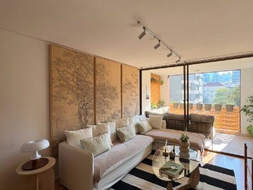 Departamento en arriendo mensual en 2D/2B amoblado en exclusivo El Golf (174788), Las Condes - 2 dormitorios, 2 baños