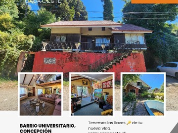 Casa en venta en Barrio universitario, Concepción - 3 dormitorios, 2 baños