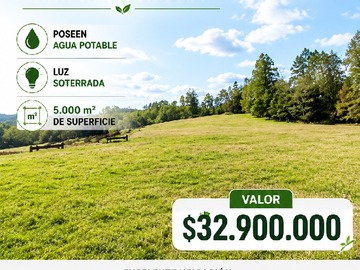 Parcela en venta en Vendo Hermosa Parcela a 25 Min de Villarrica