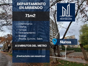 Arriendo Mensual / Departamento / Ñuñoa