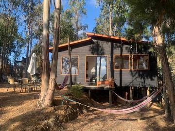 Casa en arriendo mensual en Linda casa en medio del bosque con vista al mar (174512), Algarrobo - 2 dormitorios, 1 baño