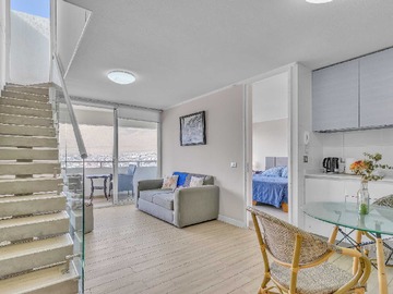 Departamento en venta en Duplex 2D/2B/Est + Terraza, Jacuzzi y Quincho (101292), Iquique - 2 dormitorios, 2 baños