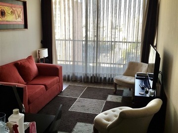 Departamento en arriendo mensual en Metro Parque O'Higgins, Santiago - 2 dormitorios, 2 baños