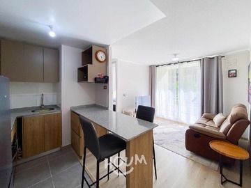 Departamento en arriendo mensual en Avenida Lomas de la Luz, Valparaíso - 2 dormitorios, 1 baño