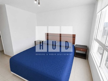 Departamento en arriendo mensual en Aamoblado con vista y opción estacionamiento! (177542), Santiago - 1 dormitorio, 1 baño