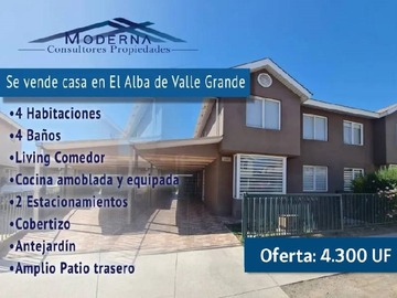 Casa en venta en Avenida la montaña sur - 100 barrio alba ii valle grande, Lampa - 4 dormitorios, 4 baños