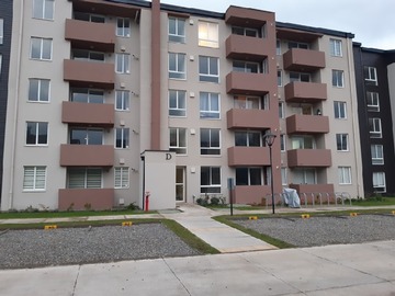 Departamento en arriendo mensual en Condominio jardín sur, Valdivia - 3 dormitorios, 1 baño