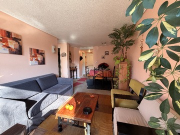 Departamento en venta en Venta Depto Luminoso con Terraza, Cerca Metro Pedro de Valdivia. - 1 dormitorio, 1 baño