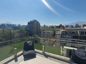 Departamento en arriendo mensual en ¡imperdible! depto 1d 1b + est - rooftop, Providencia - 1 dormitorio, 1 baño