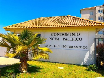 Departamento en arriendo mensual en Condominio Novapacifico, La Serena - 2 dormitorios, 1 baño