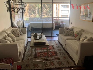 Departamento en venta en Condominio bosques de la piramide - ciudad empresarial - stgo paperchase - colegio saint george, Vitacura - 4 dormitorios, 3 baños