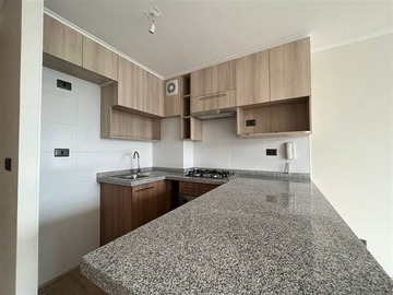 Departamento en arriendo mensual en Se arrienda hermoso depto en metro lo ovalle 1d con bodega, La Cisterna - 1 dormitorio, 1 baño