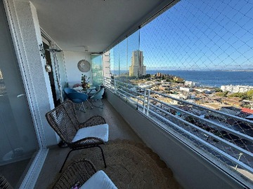 Departamento en venta en Av Las Pimpinelas, Concón - 3 dormitorios, 2 baños