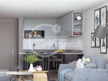 Departamento en arriendo mensual en Metro rodrigo de araya / ñuñoa, Ñuñoa - 1 dormitorio, 1 baño