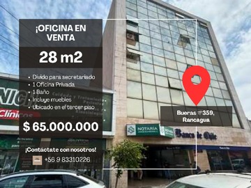 Oficina en venta en Bueras 359, Rancagua - 1 baño