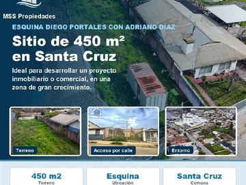 Sitio en venta en Sitio Adriano Diaz 214, Santa Cruz