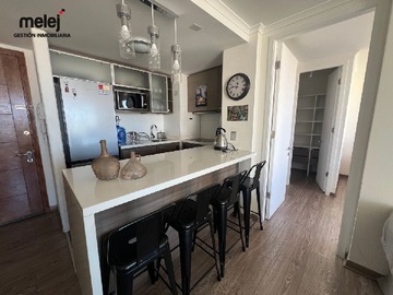 Departamento en arriendo mensual en Concón, Pinares de Montemar, Concón - 2 dormitorios, 2 baños