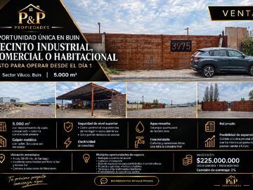 Venta / Parcela / Buin