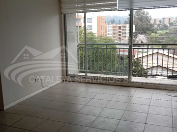 Departamento en arriendo mensual en Amplio dpto, 3 hab-1baño, terraza (111887), Villa Alemana - 3 dormitorios, 1 baño