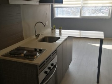 Departamento en arriendo mensual en Santa clara con angamos, La Cisterna - 1 dormitorio, 1 baño