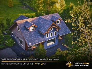 Casa en arriendo mensual en Casa comercial/ habitac. A min. Centro pto varas (172637), Puerto Varas - 4 dormitorios, 4 baños